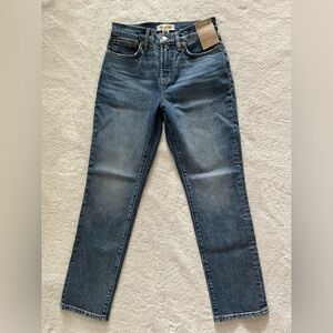 Madewell petite perfect vintage crop jean in barnfield